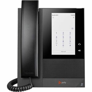 Poly CCX 400 IP 电话 - 有线的 - 有线的 - 台式机, 可壁挂安装 - 黑 - 24 x 总线 - VoIP - 12.7 cm (5") LCD - 2 x 网络 (RJ-45) - PoE Ports