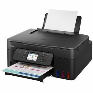 Canon PIXMA G3590 Wired & Wireless MegaTank Inkjet Multifunction Printer - Colour - Black - Copier/Printer/Scanner - 4800 