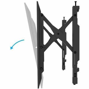 B-Tech Elements Wall Mount for Flat Panel Display, Display Screen - Black - Height Adjustable - 190.5 cm (75") Screen Supp