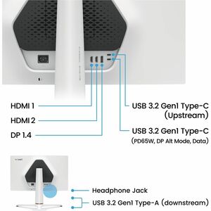 BenQ MOBIUZ EX271Q 27" Class WQHD Gaming LED Monitor - 16:9 - 68.6 cm (27") Viewable - In-plane Switching (IPS) Technology
