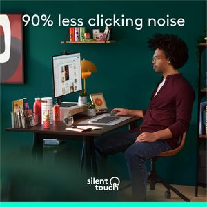 Logitech Signature Plus M750 L Wireless Mouse - For Large Sized Hands, SmartWheel Scrolling, Bluetooth Connectivity, Multi