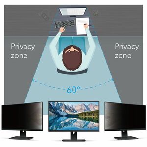 Filtro per la privacyV7 ScreenSentry PS315W9A2Anti-riflesso - TAA Conforme - Per 80 cm (31,5"") Widescreen LCD Monitor, De