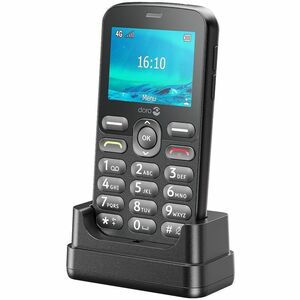 Doro 1880 17 MB Feature Phone - QVGA 320 x 240 - 4G - Schwarz - Bar - Entsperrt kein SIM-Lock - 1000 mAh Akku - VoLTE unte