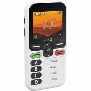 Doro Leva X10 DFB-0580 128 MB Feature Phone - 6,1 cm (2,4 Zoll) 240 x 320 - Cortex A7Single-Core 1 GHz - 64 MB RAM - 4G - 