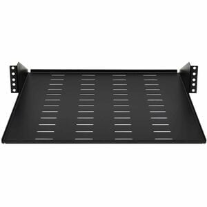 Tripp Lite series SmartRack SRSHELF2PCENTER 2U Rack-mountable Rack Shelf for Data Center, Server, LAN Switch - Black Powde