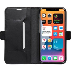 dbramante1928 ApS Copenhagen Slim Carrying Case (Wallet) Apple iPhone 12, iPhone 12 Pro Smartphone - Black - Scratch Resis