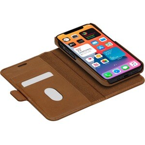 dbramante1928 ApS Lynge Carrying Case (Wallet) Apple iPhone 12 mini Smartphone - Tan - Impact Resistant - Full Grain Leath