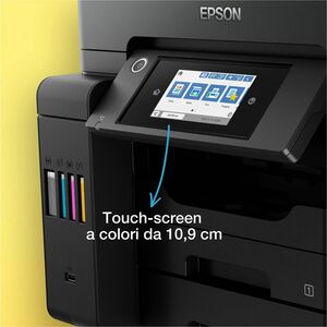 Epson ET-5805 Wireless EcoTank Inkjet Multifunction Printer - Colour - Black - Copier/Fax/Printer/Scanner - 32 ppm Mono/22