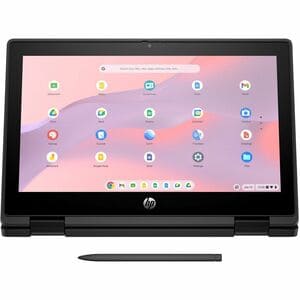 HP Fortis Flip G1m 29.5 cm (11.6") Touchscreen Convertible 2 in 1 Chromebook - HD - 32 GB Flash Memory - Jet Black - 1366 