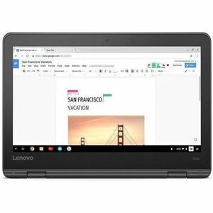 LENOVO DCG SOURCING 300e Chromebook 2nd Gen 81MB007YUS 11.6" Touchscreen Chromebook - HD - Intel Celeron N4020 - 4 GB - 32