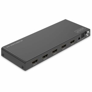 Digitus 8K HDMI Switch, 4x1. Video Porttyp: HDMI, USB-Port-Typ: Mikro-USB. Material: Metall, Produktfarbe: Schwarz, Maxima