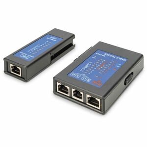 Digitus Kabeltester, Netzwerk, RJ45, Einseitiger Tester. Produkttyp: PoE-Tester, Unterstützte Steckverbinder: RJ-45, Testt