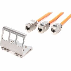 Digitus Befestigungsadapter für DIN Rail, Keystone-Modul - Metall, Edelstahl - 1 Stück