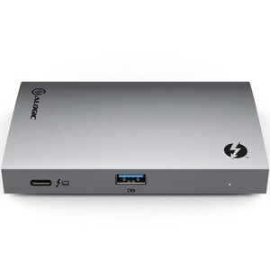 Alogic BLAZE Thunderbolt 4 Docking Station für Notebook, Desktop-PC, Festplatte, Monitor - Grau, Schwarz - 2 Unterstützte 