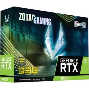 Zotac NVIDIA GeForce RTX 3060 Ti Graphic Card - 8 GB GDDR6X - 1.67 GHz Boost Clock - 256 bit Bus Width - PCI Express 4.0 x