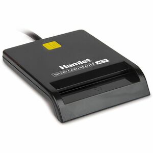 Hamlet Lettore Smart Card USB-C + USB-A compatibile con Camere di Commercio, Firma digitale, CNS, CRS, ATe e Tessera sanit