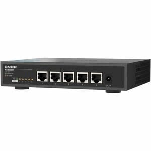QNAP QSW-3205-5T 5 Ports Ethernet Switch - 10 Gigabit Ethernet - 10GBase-T - 2 Layer Supported - 36 W Power Consumption - 