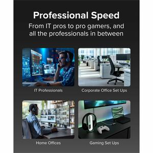 Plugable 5Gbps USB-C Ethernet Adapter - 5000Mbps Wired Network for Windows, macOS, and ChromeOS Laptops and Desktops - Rea