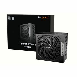 be quiet! Power Zone 2 BP008EU ATX 3.1 Modular Stromversorgung - 1 kW - Intern - 120 V AC, 230 V AC Eingang - Aktiv PFC - 