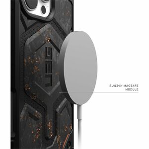 Urban Armor Gear Monarch Pro Rugged Case for Apple iPhone 16 Pro Max Smartphone - Forged Carbon with Copper - Shock Resist