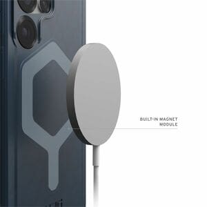 Urban Armor Gear Essential Armor Rugged Case for Samsung Galaxy S25 Ultra Smartphone - Hex Pattern - Cloud Blue - Shock Ab