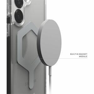 Urban Armor Gear Plyo Case for Samsung Galaxy S25+ Smartphone - Ice, Silver