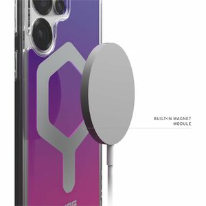 Urban Armor Gear Plyo Rugged Case for Samsung Galaxy S25 Ultra Smartphone - Purple Pink Ombre - Shock Absorbing, Drop Resi