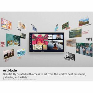 Samsung The Frame QN85LS03FWF 85" Smart LED-LCD TV - 4K UHDTV - High Dynamic Range (HDR) - Neo Quantum HDR - Neo QLED Back