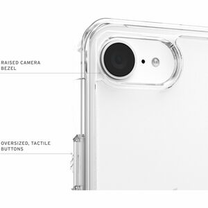 Urban Armor Gear Plyo Rugged Case for Apple iPhone 16e Smartphone - Ice - Shock Absorbing, Yellowing Resistant, Drop Resis
