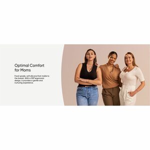 Eufy Breast Pump E10 - Pink - Silicone - Washable, Compact Design, OptiRhythm Technology, Leak Proof, Quiet Operation, Eas