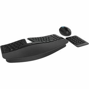 Incase Designed by Microsoft Sculpt Ergonomic Desktop Keyboard & Mouse - English - USB Wireless RF 2.40 GHz Keyboard - Key