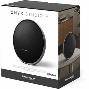 Harman Kardon Onyx Studio 9 Portable Bluetooth Speaker System - 11 W RMS - Black - 50 Hz to 20 kHz - Battery Rechargeable - 1