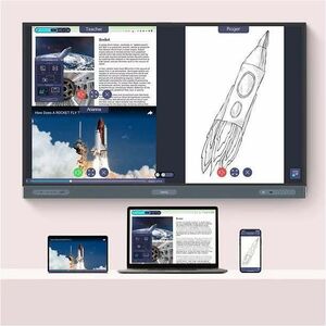 BenQ Board Pro RP6504 4K UHD LCD Collaboration Display - ARM - 8 GB - Infrarosso (IrDA) - Touchscreen - 16:9 Rapporto di f