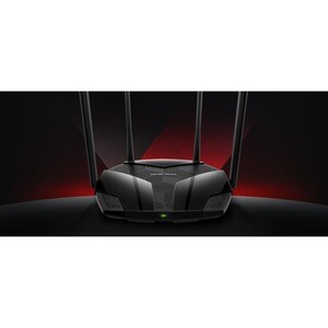 Router wireless Mercusys MR80X - Wi-Fi 6 - IEEE 802.11 a/b/g/n/ac/ax - Ethernet - Dual Band - 2,40 GHz ISM band - 5 GHz Ba