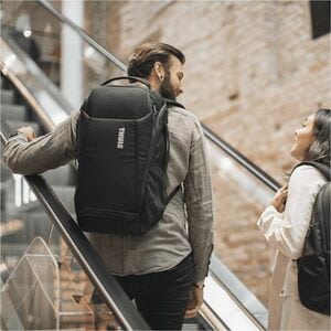 Thule Accent TACBP2216 Carrying Case (Backpack) for 10.5" to 16" Apple MacBook - Black - 1680D Polyester Body - Shoulder S