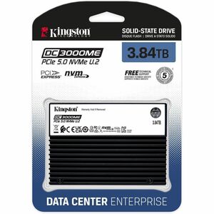 Kingston DC3000ME 3.84 TB Solid State Drive - 2.5"" Internal - U.2 (PCI Express NVMe 5.0 x4) - Server, Data Center Device 