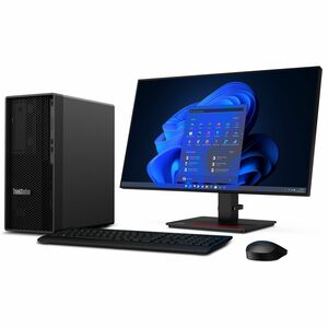 ThinkStation P2 i7-14700 32GB Non ECC 1TB SSD + 2TB SATA DVD-RW RTX4070 12GB GDDR6 3 x DP 1 HDMI 1 Gigabit Ethernet 750W P