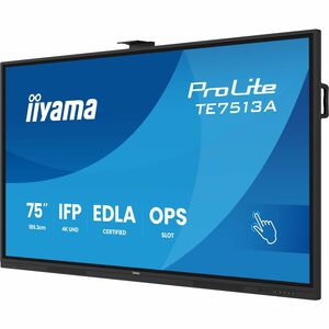 iiyama ProLite TE7513A-B1AG 4K UHD LCD Collaboration Display - Cortex A73 1,40 GHz - 8 GB - Touchscreen - 16:9 Seitenverhä