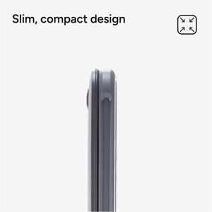 ZAGG Slim Book Keyboard/Cover Case Apple iPad mini (6th Generation), iPad mini (7th Generation) Tablet - Wear Resistant, T