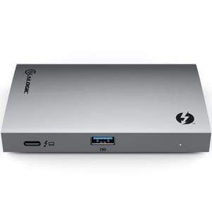 Alogic BLAZE Thunderbolt 4 Docking Station für Notebook, Desktop-PC, Festplatte, Monitor - Grau, Schwarz - 2 Unterstützte 