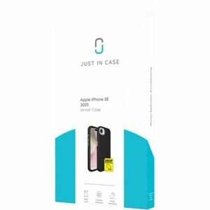Just in Case Rugged Case for Apple iPhone 16e Smartphone - Textured - Black - Scratch Resistant, Bump Resistant, Drop Resi
