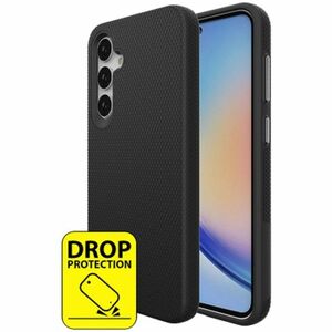 Just in Case Armor Case Rugged Case for Samsung Galaxy A36, Galaxy A56 Smartphone - Texture - Black - Anti-slip, Scratch R