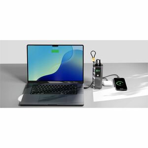 Alogic Ark PRO Stromspeicher - Silber - für MacBook, Smartphone, Tablet-PC, Gaming-Gerät - 27600 mAh - 160 W - 5 A, 3 A, 2