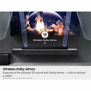 Samsung HW-Q990F 11.1.4 Bluetooth Sound Bar Speaker - 756 W RMS - Bixby, Alexa Supported - Titan Black - Wall Mountable - 