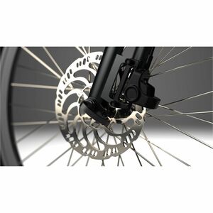 Sharp Straßenfahrrad - Batterie, Elektrisch - 250 W Antrieb - 508 mm Rad - Stahl Rahmen7 Gang/Gänge - Blau, Schwarz