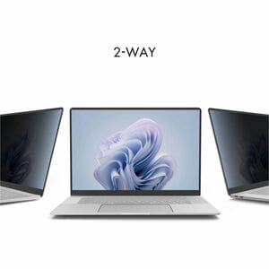 Dicota Polyethylene Terephthalate (PET) Privacy Screen Filter - Black - For 33.8 cm (13.3") Widescreen LCD Touchscreen Mon