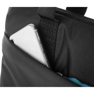 Tucano Smilza Carrying Case (Sleeve) for 35.6 cm (14") Notebook - Black - Shock Resistant Interior - Handle, Shoulder Strap