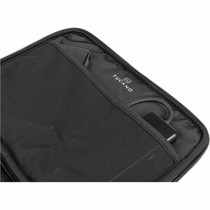 Tucano Mélange Carrying Case (Pouch) Accessories, Cable - Black - Plastic, Fabric, Elastic Body - 190 mm Height x 250 mm W