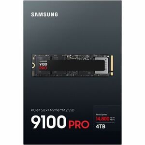 SSD Samsung 9100 PRO MZ-VAP4T0BW - M.2 2280 Interne - 4 To - PCI Express NVMe (PCI Express NVMe 5.0 x4) - Ordinateur de bu