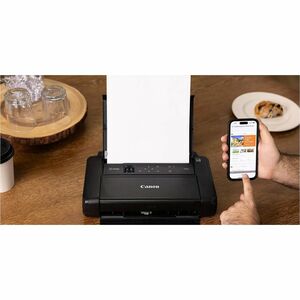 Canon PIXMA TR160 Portable Wired/Wireless Inkjet Printer - Color - 4800 x 1200 dpi Print - 50 Sheets Input - Wireless LAN 
